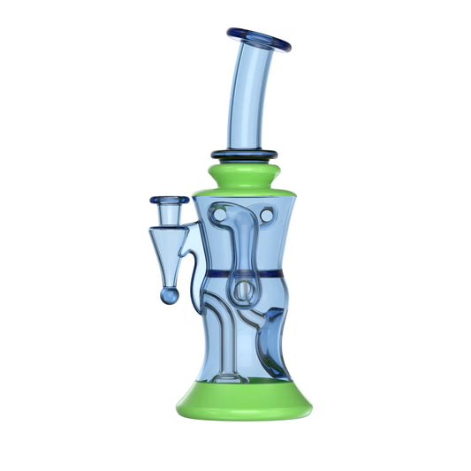 Ginkgo - Recycler Rig in Blue by Glass Half Full