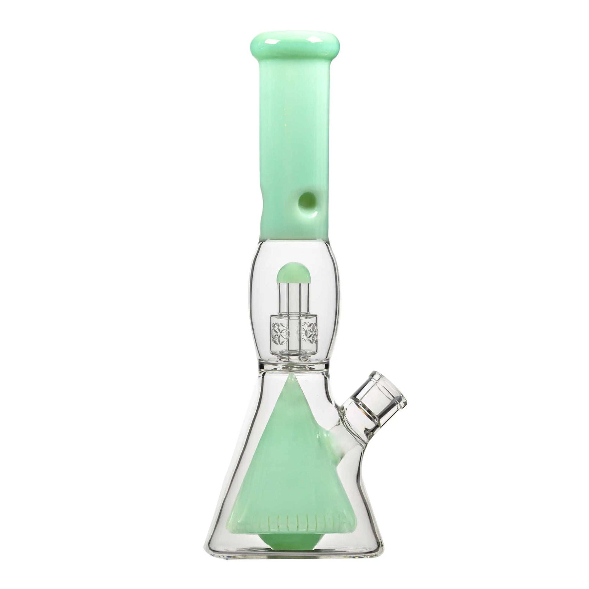 Lagoon Collins Perc and Seed of Life Beaker Avocado Green