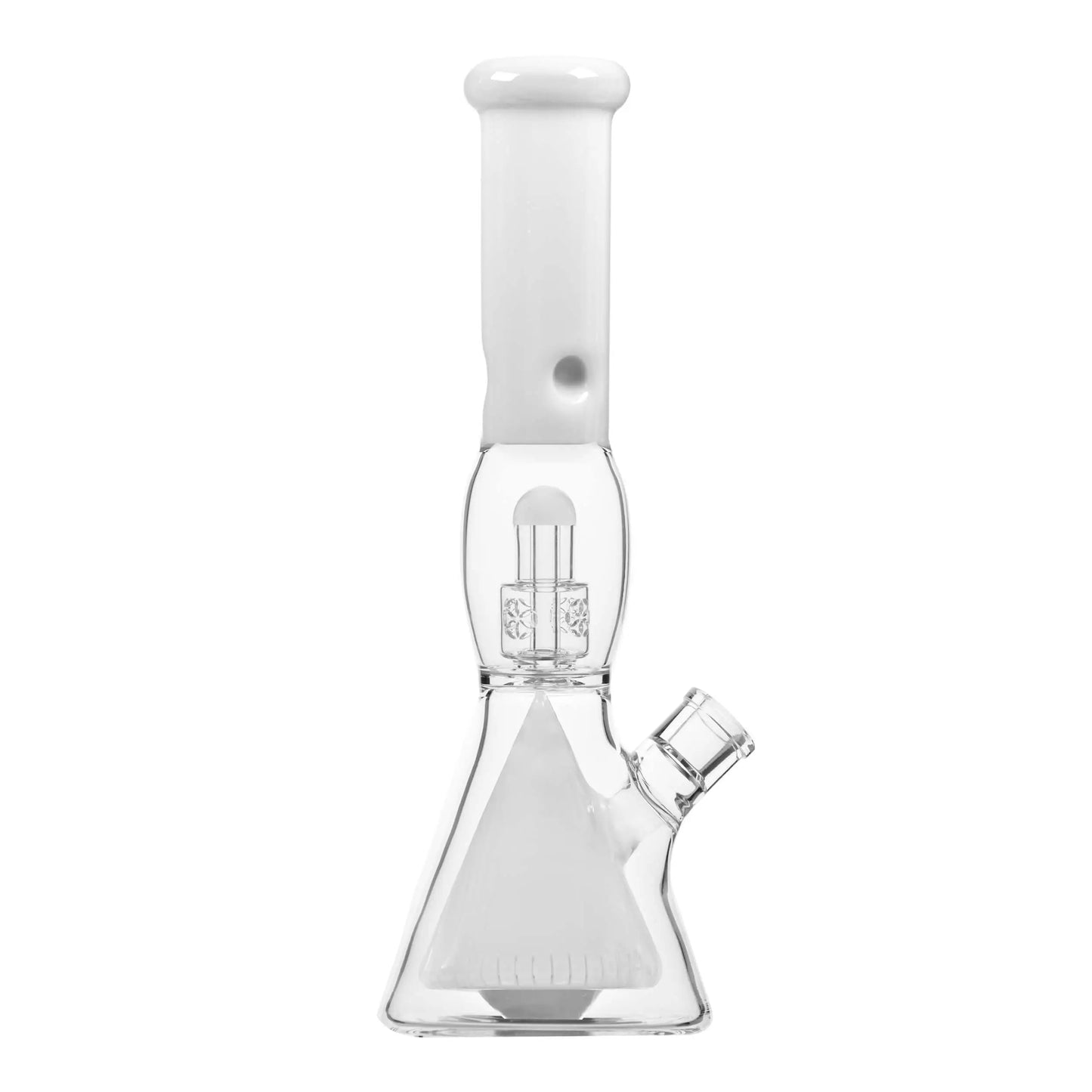 Lagoon Collins Perc and Seed of Life Beaker Seashell White