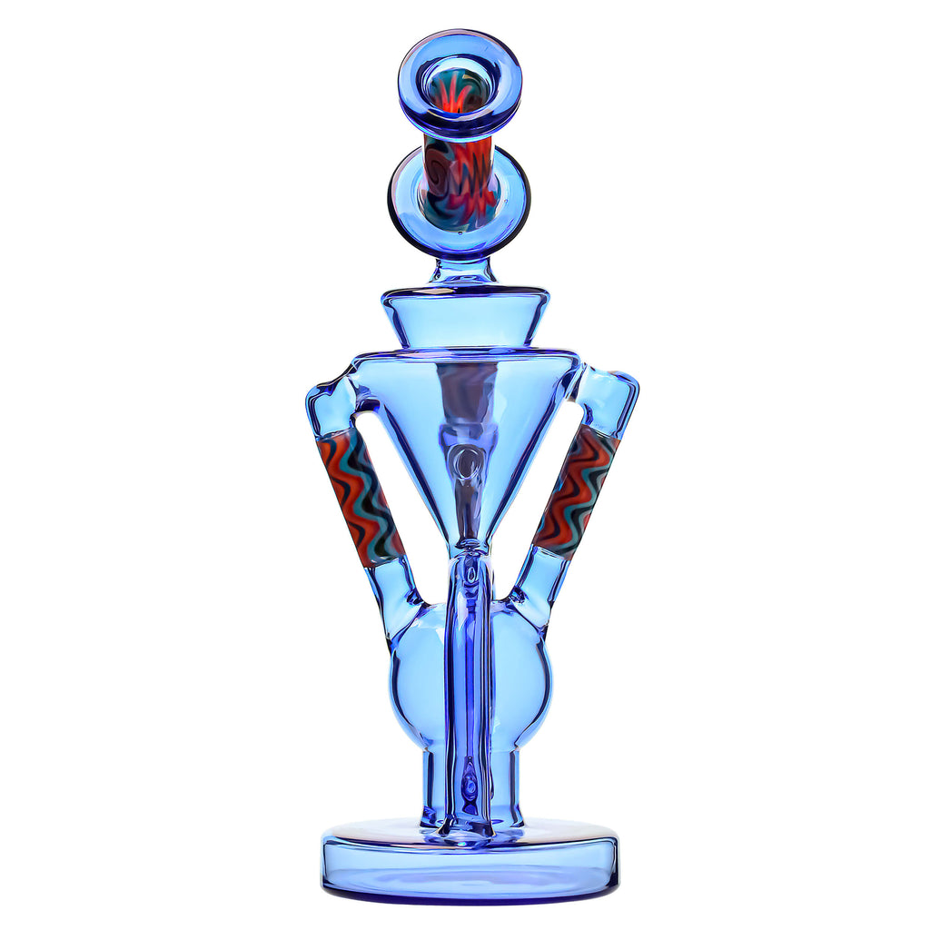Glass Half Full Wig Wag Recycler Pipe