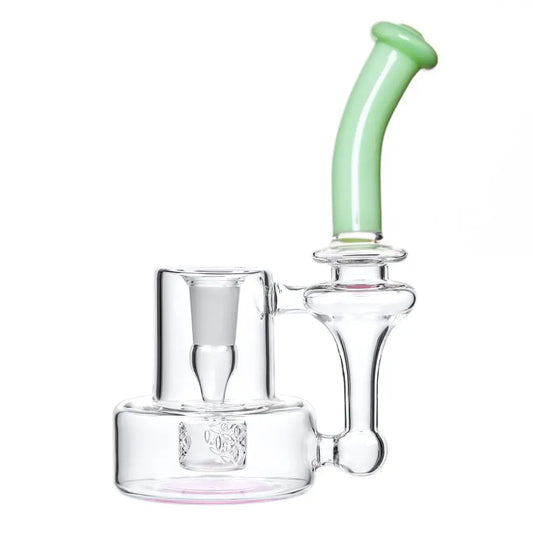 Willow - Mini Recycler Dab Rig - Glass Half Full